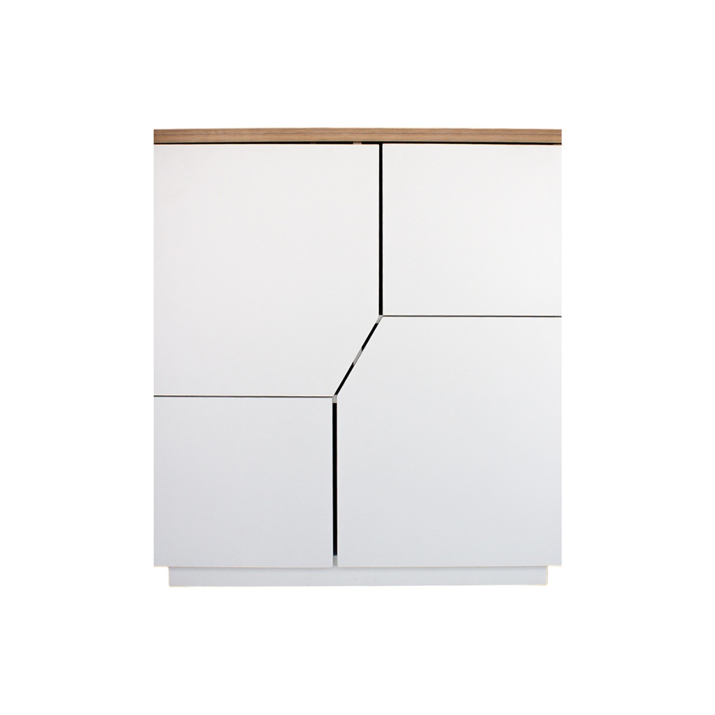 Mueble Organizador Blanco Moderno Multiusos