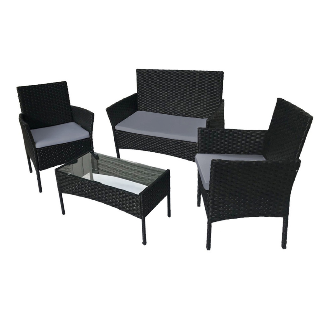 Sala de jardín (Negro con gris)