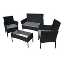 Sala de jardín (Negro con gris)