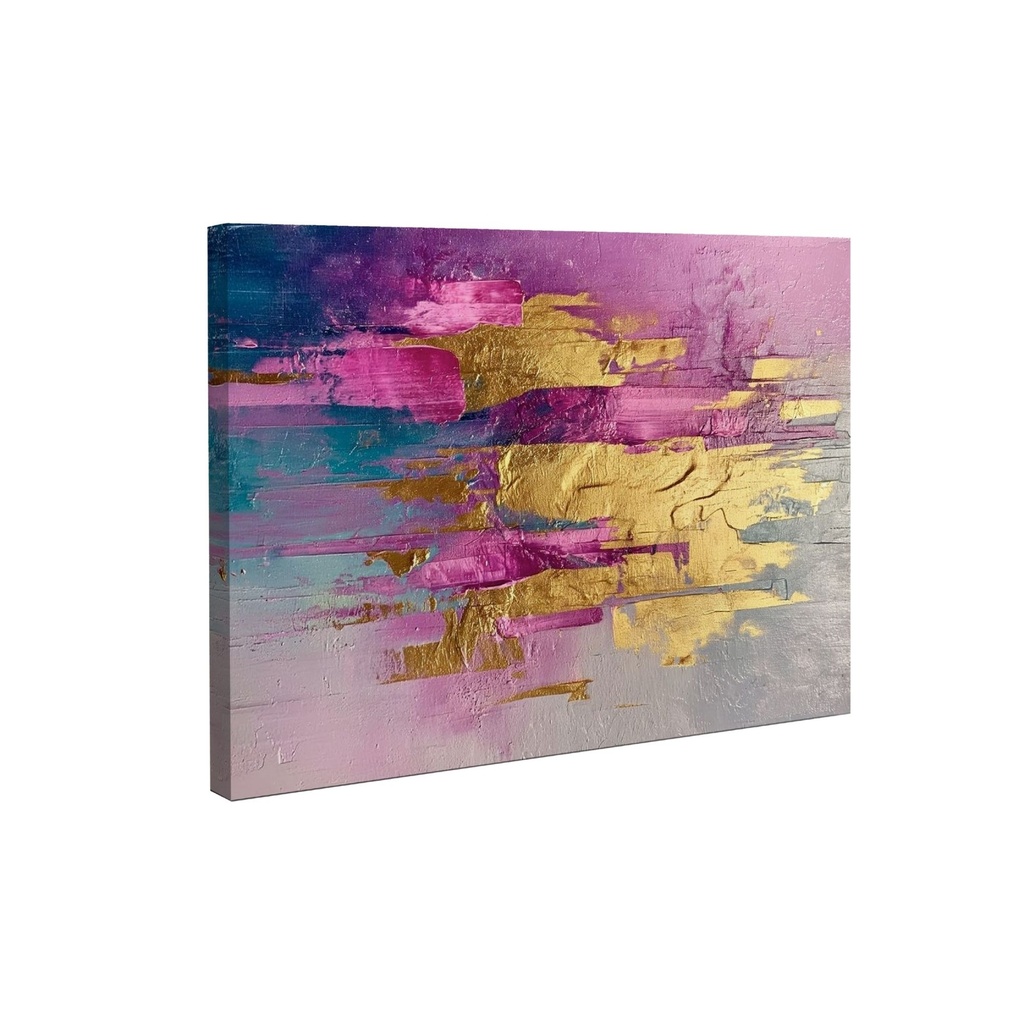 [CDT-Abstracto/Ros] Cuadro decorativo 80x120 CDT-abstracto Rosa