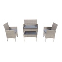 Sala de jardín (Gris con gris)