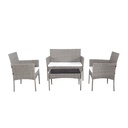 Sala de jardín (Gris con gris)