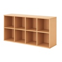 Librero 8 cubos Maple