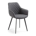 2 Silla de comedor Tokio Gris