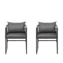 2 Sillas acojinadas para exterior