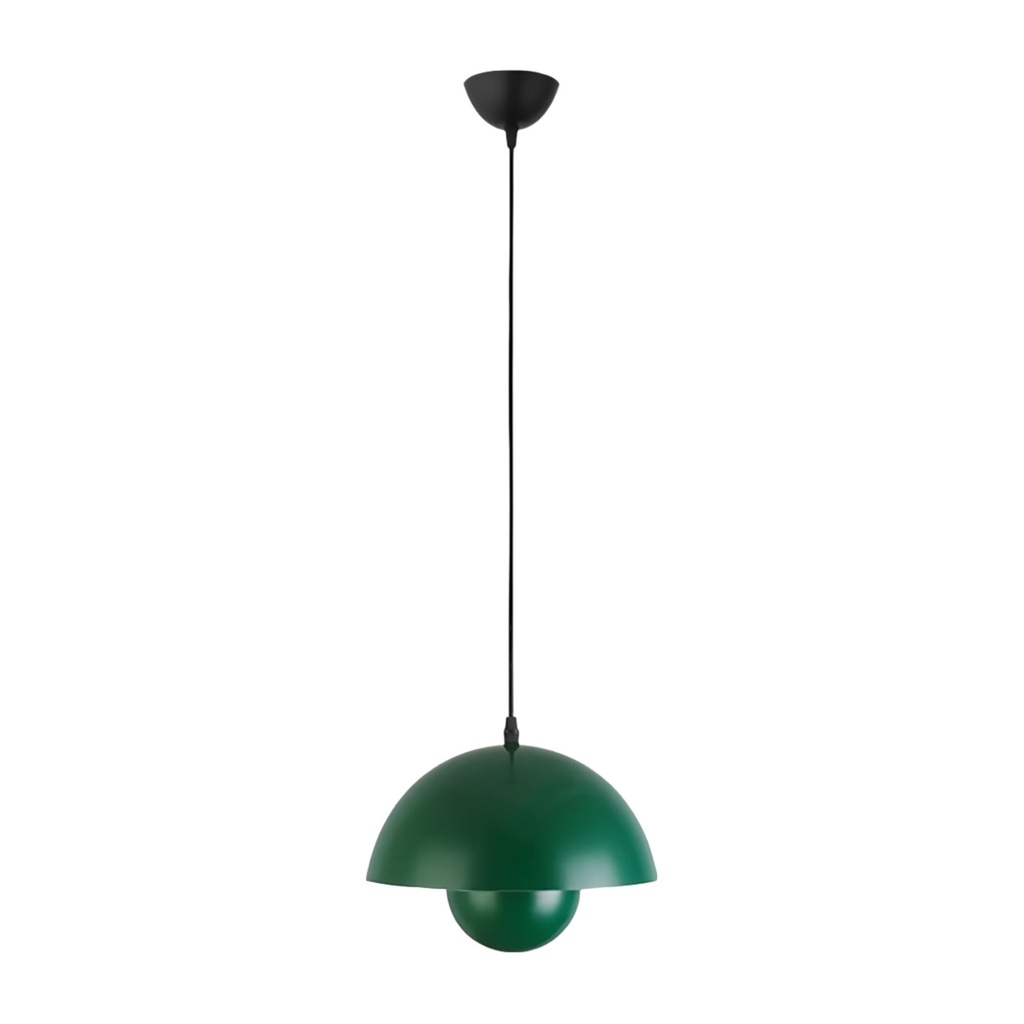 Lámpara Colgante Redonda Panton Verde