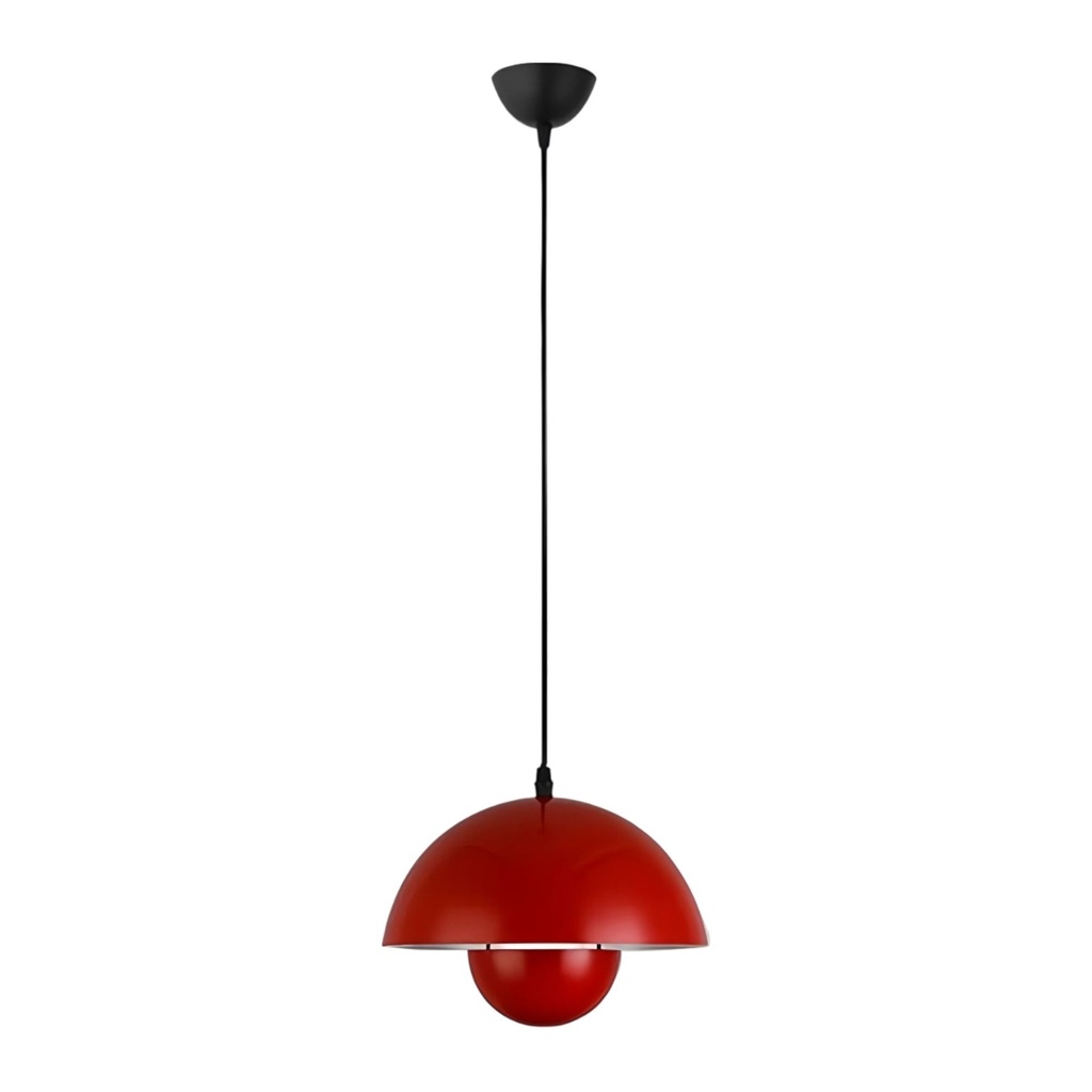 Lámpara Colgante Redonda Panton Rojo