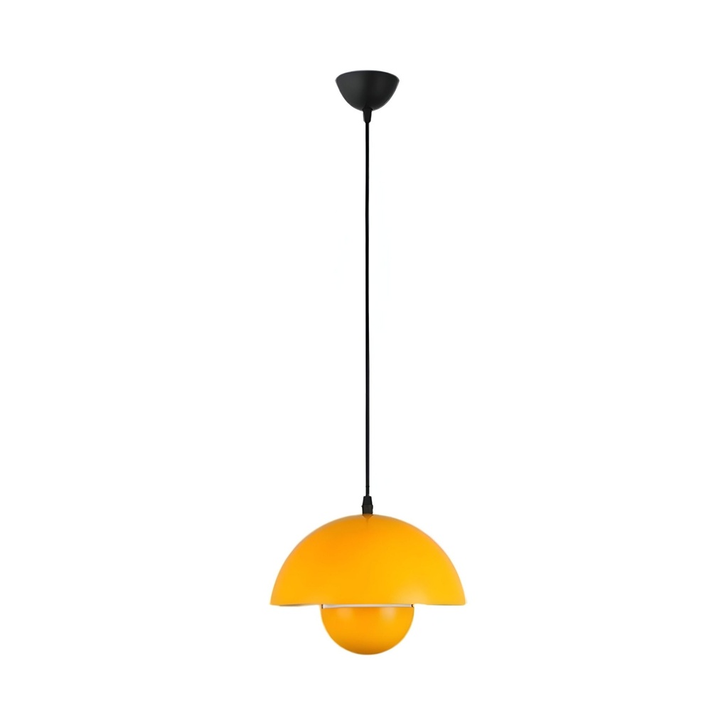 Lámpara Colgante Redonda Panton Amarillo