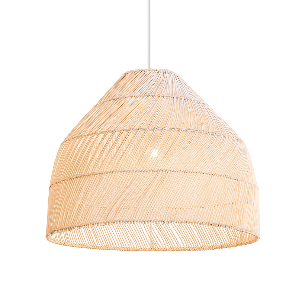 Pantalla de ratán para lámpara