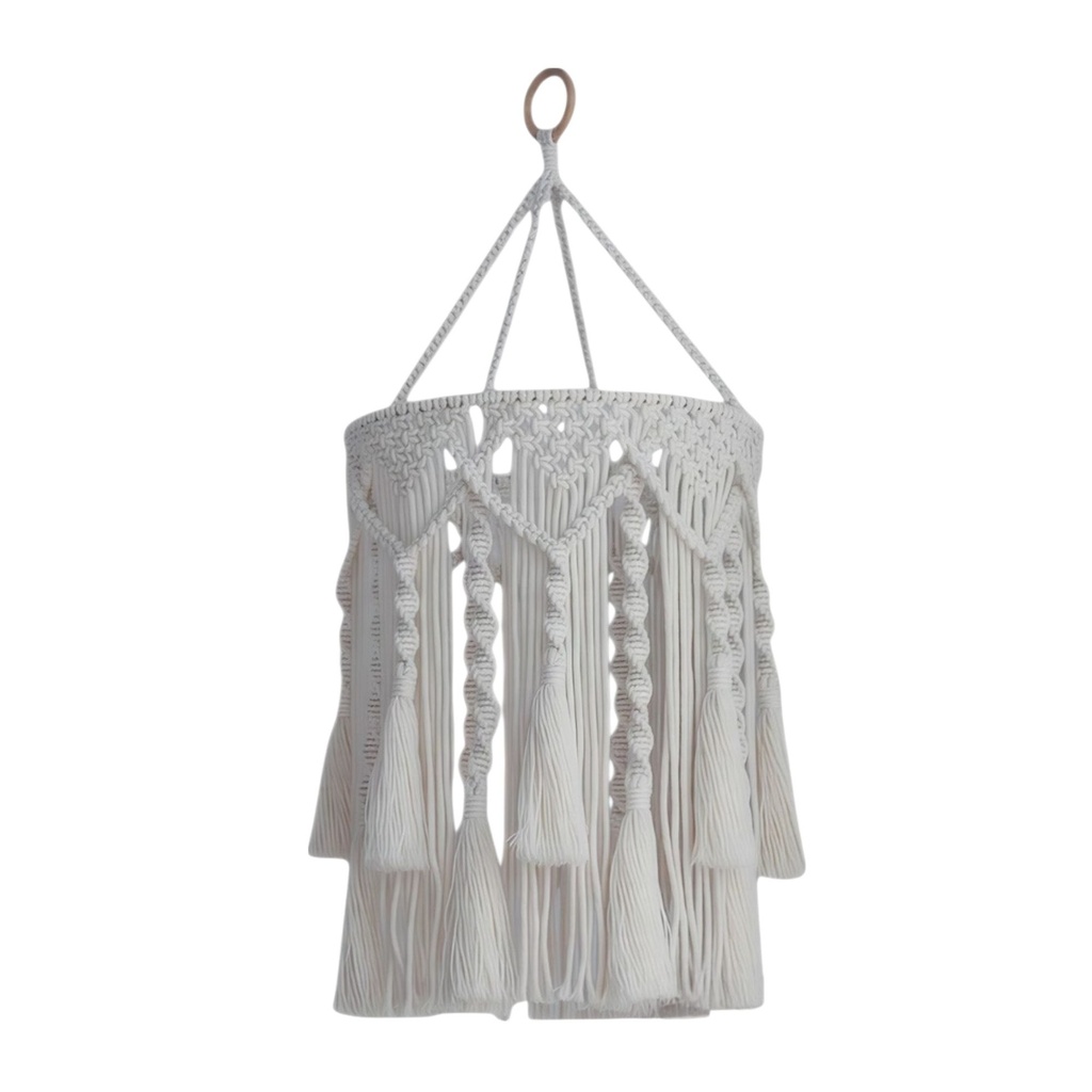 Pantalla decorativa tejida a mano. Modelo 2036 