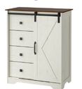 Mueble Organizador de 5 espacios de MDF café