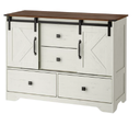 Mueble Organizador de 6 espacios de MDF café