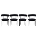 4 Sillas Aria Negro