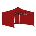 Toldo Plegable 2x3 con Paredes Rojo
