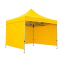 Toldo Plegable 3x3 con Paredes Amarillo 1