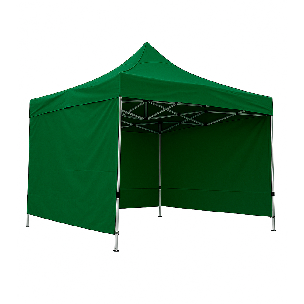 Toldo Plegable 3x3 con Paredes Verde