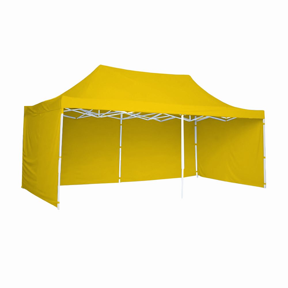 Toldo Plegable 3x4.5 con Paredes Amarillo