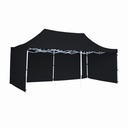 Toldo Plegable 3x4.5 con Paredes Negro