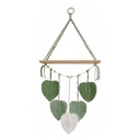 Tapiz colgante Boho con hojas