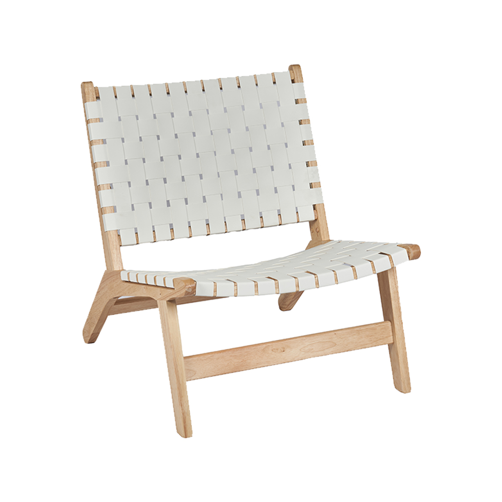 Silla Dun madera blanca