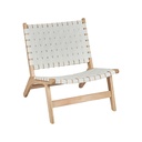 Silla Dun madera blanca