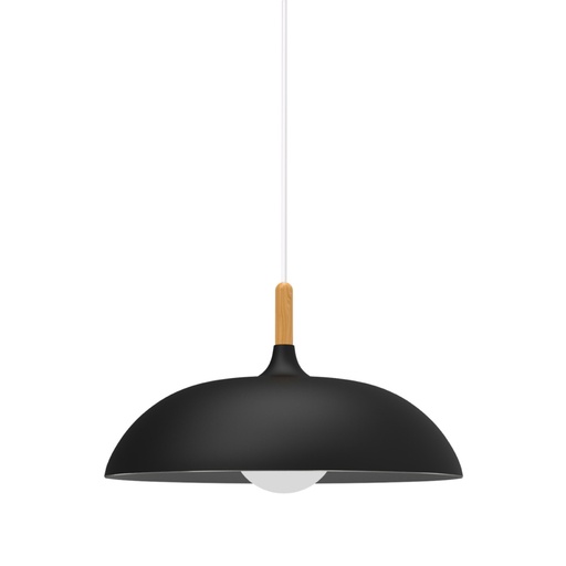 [D-Neg] Lámpara colgante D (negro)