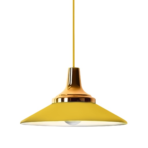 [K-Ama] Lámpara colgante K amarillo