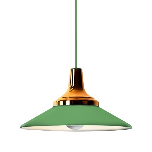 [K-Ver] Lámpara colgante K verde