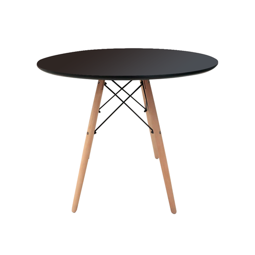 [MR-olso/Negro] Mesa comedor redonda oslo/Negro