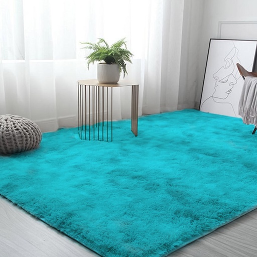 [TS2X3-Aqua] Tapete shag 2 x 3 m (Aqua)