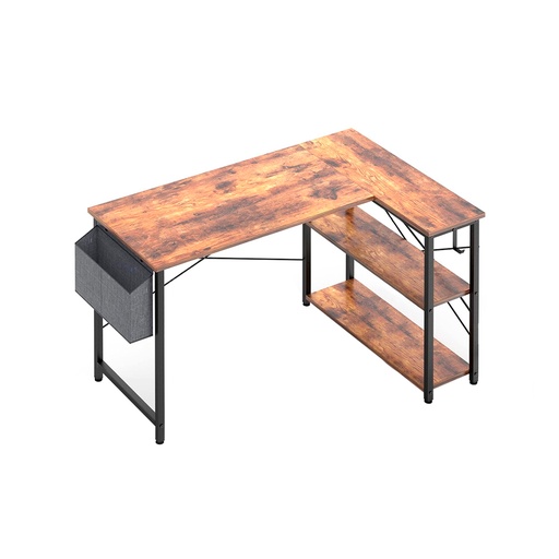 [ZO-06S] Escritorio estantería 3 niveles y bolsa lateral