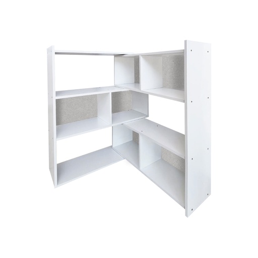 [LR9-Bla] Librero organizador Ilios Innova Retráctil Blanco