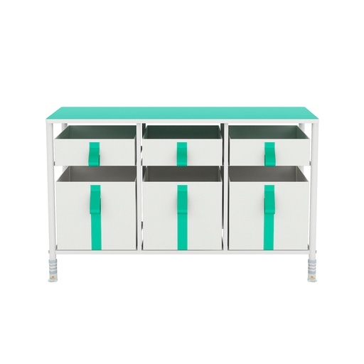 [Caj6-Ver] Cajonera de 6 para ropa y jueguetes niño