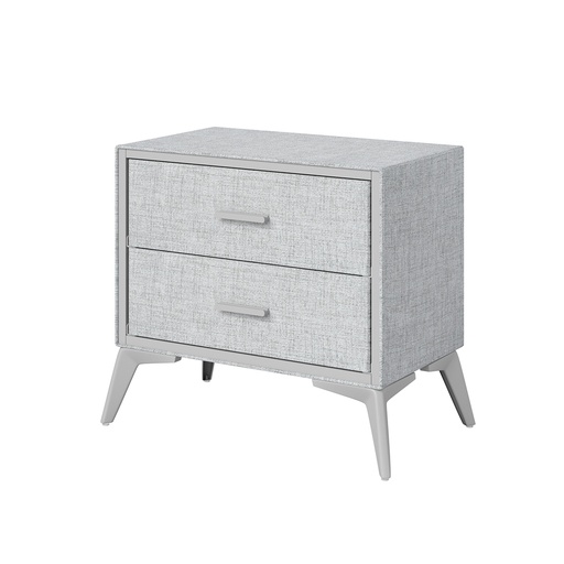 [BCT2-Gri] Buro Cajonera de 2 forrado de tela Gris