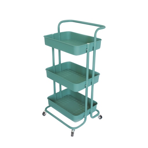 [CMP-Azu] Carrito multifuncional organizador de plástico Azul