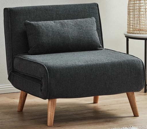 [SC1066-Gris] Sofa Cama Individual Gris