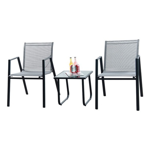 [Sala-2p/Gris] Sala de jardín de 3 Pzs Gris