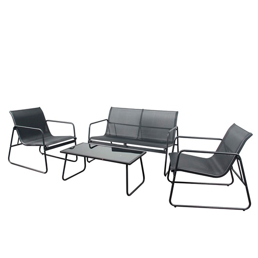 [Sala-4M/Neg] Sala de jardín de 4 Pzs Negro