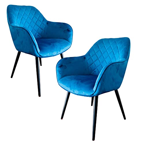[2Silla-tokio/Azul] 2 Sillas de comedor Tokio Azul