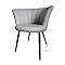 [2Silla-Verona/gris] 2 Sillas de comedor Verona Gris