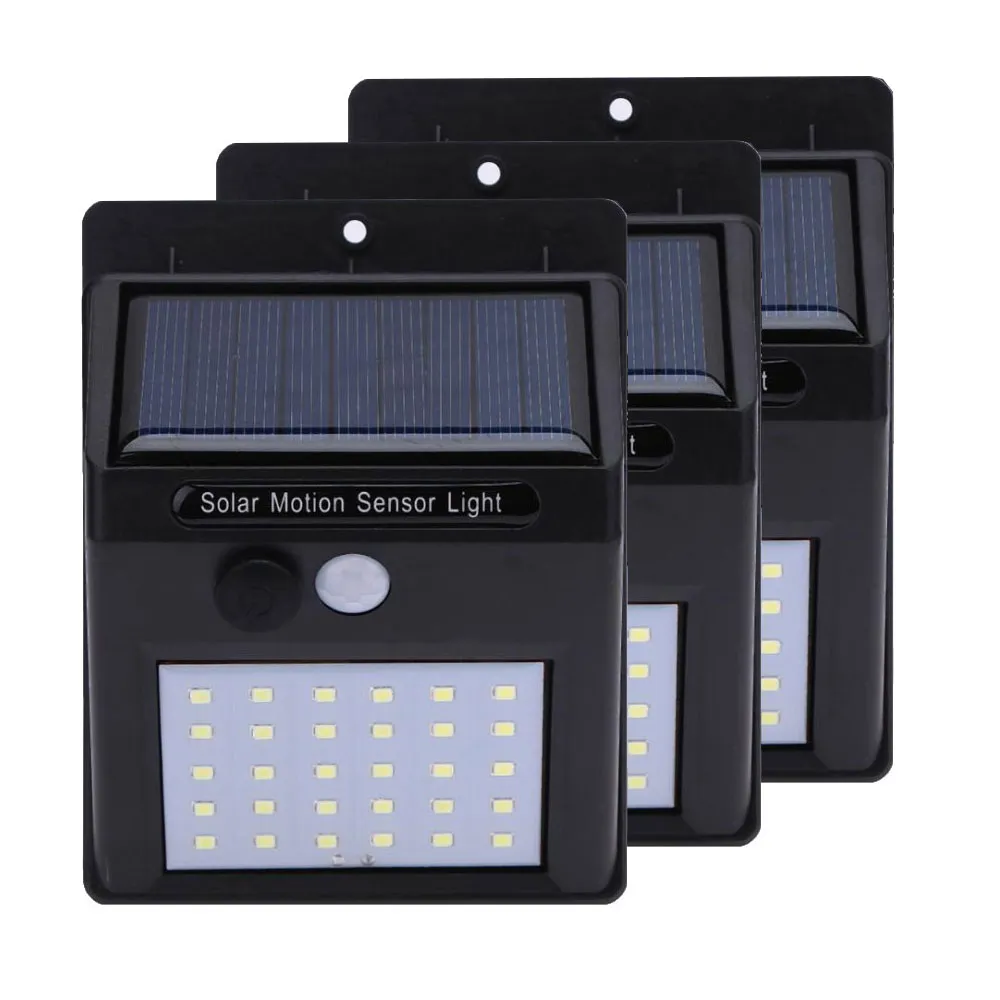 [L3-SM100] 3 Lámparas Solares con 30 Leds (100)