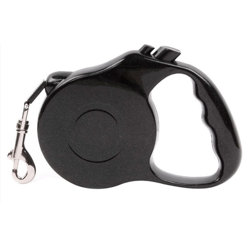 [CPPC-N] Correa retráctil para perro (Negro)