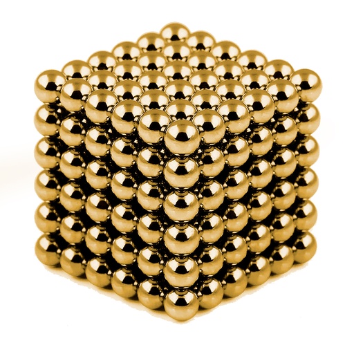 [Bola-Dora] Bolas magnéticas (Dorado)