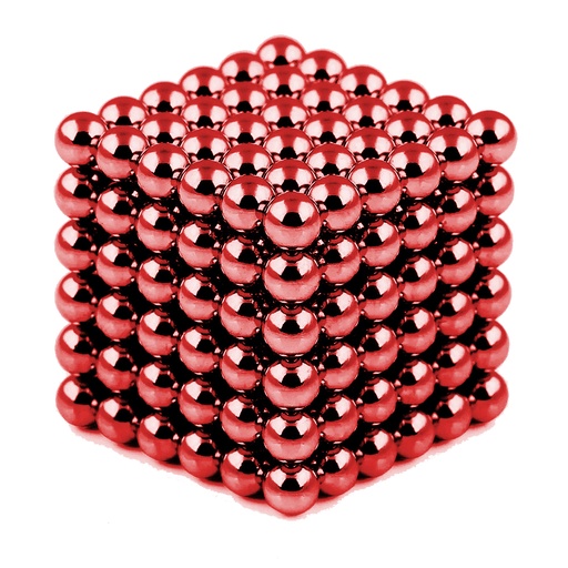 [Bola-Roj] Bolas magnéticas (Rojo)