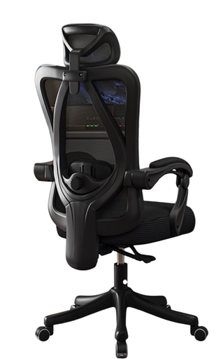 [SOE-Neg] Silla Ergonómica con Soporte Lumbar Negro