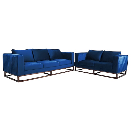 [SofaVero-azu5] Sofá Verona 5 plazas (Azul)