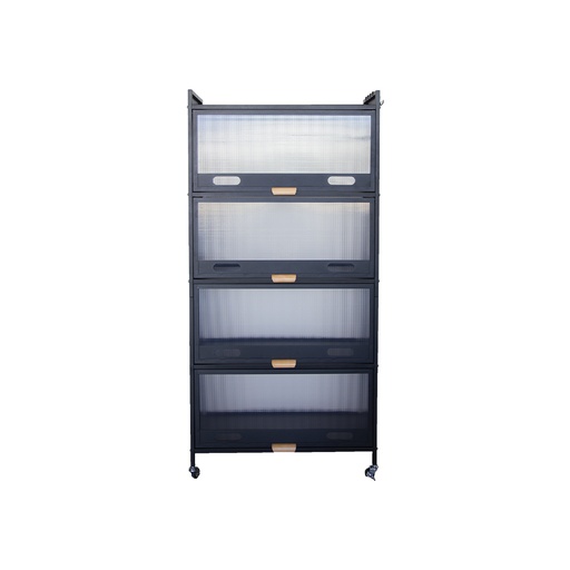 [Estante-5niv/Neg] Estante armable 5 niveles Negro