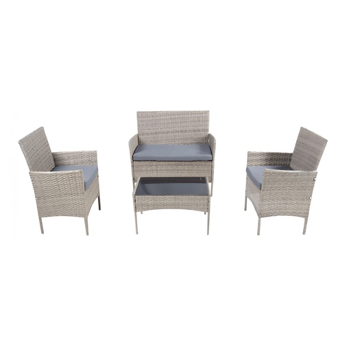 [Sala-4p/GriGri] Sala de jardín (Gris con gris)