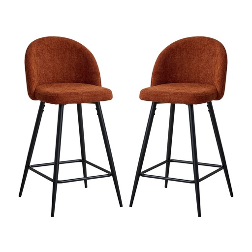 [2SB-Lyon/Ter] 2 Sillas de Bar Lyon Gris