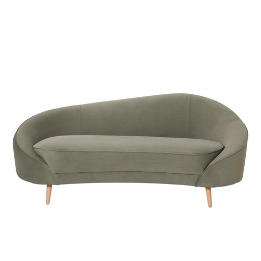 [Sofa-Queretaro/Curv] Sofá Curvo Querétaro 3 Plazas Verde